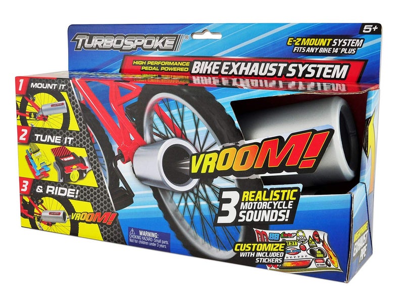 Turbospoke Bicycle Exhaust System V2, Multi - Image 1